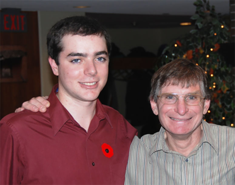 Jack Weiner in office at University of Guelph